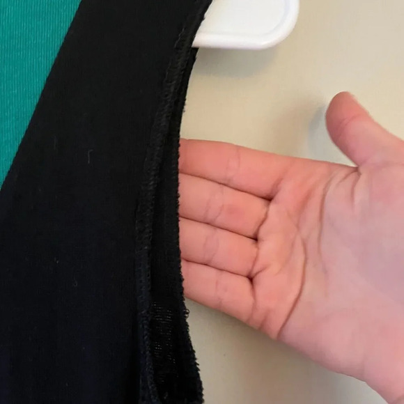 BCBGMAXAZRIA Womens Black Green Bodycon Dress Small Colorblock Sleeveless - Picture 7 of 8